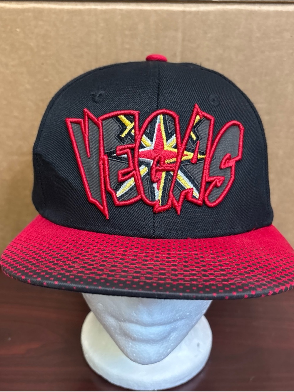 NHL Vegas Golden Knights Youth Kids Adjustable Snapback Hat Cap Black Logo